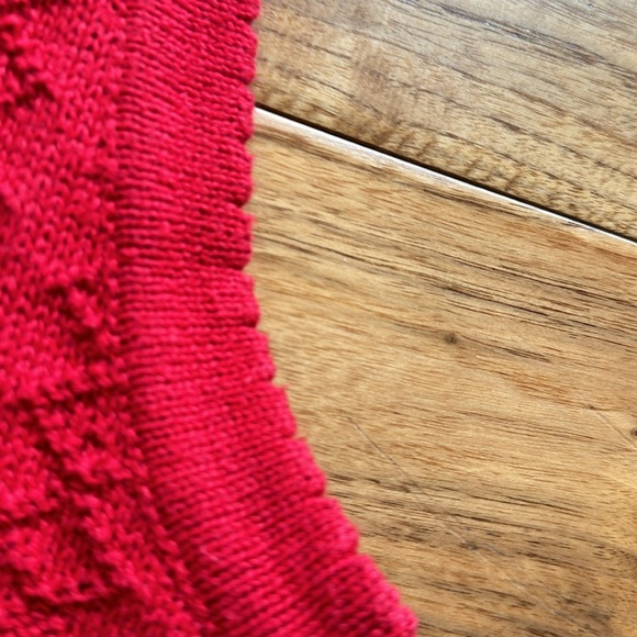 Vtg Silvercord red sweater vest - Picture 5 of 7